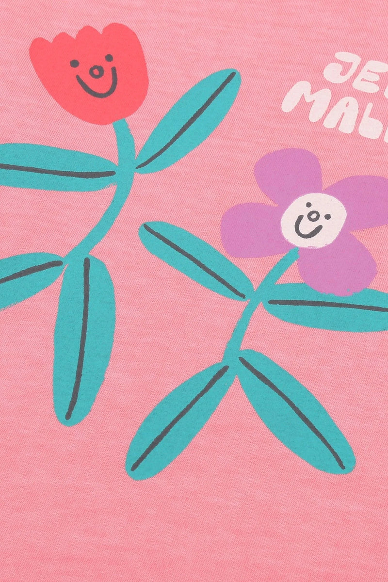 Floral Pig Long-Sleeve T-Shirt