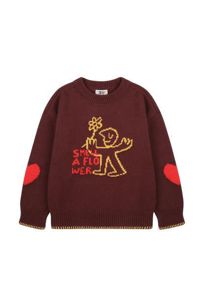 Flower Cotton Sweater