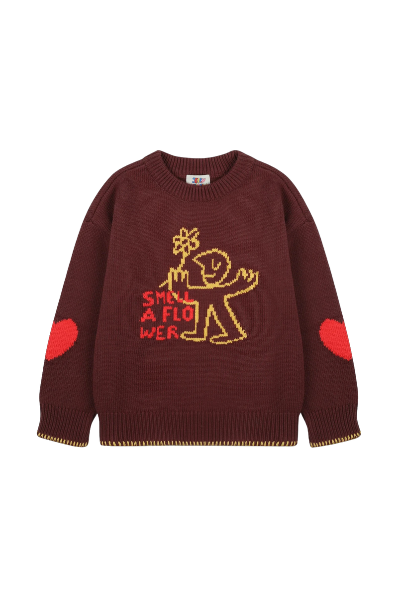Flower Cotton Sweater