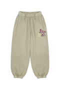 Flower Aladdin Pants KHAKI