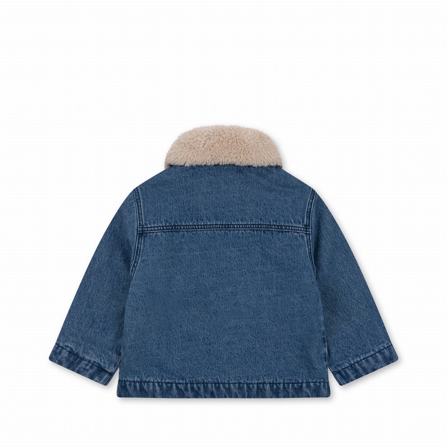 OUTLET Kurtka denim z futrzanym kołnierzem | rozm. 4y bébé concept BÉBÉ Concept 