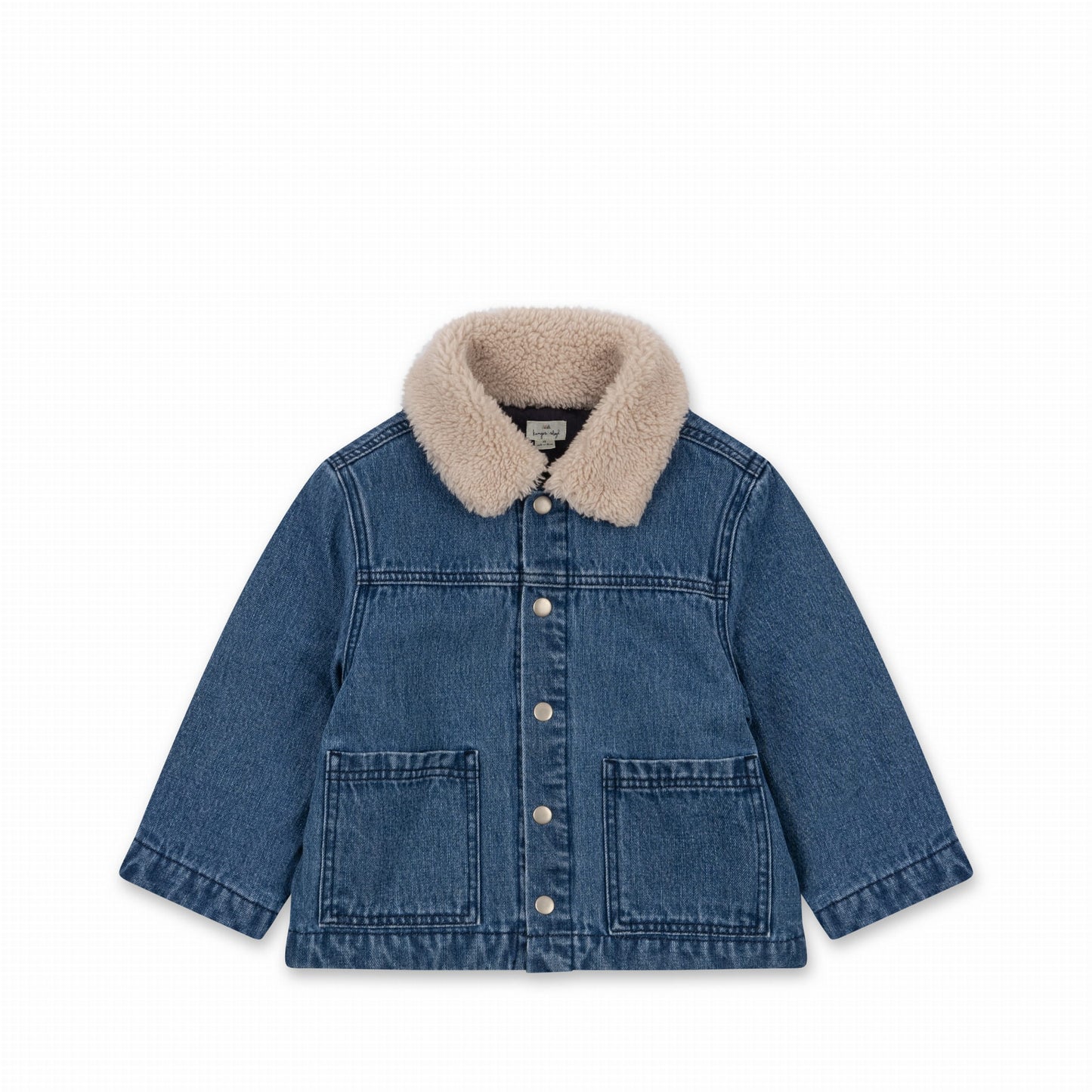 OUTLET Kurtka denim z futrzanym kołnierzem | rozm. 4y bébé concept BÉBÉ Concept 