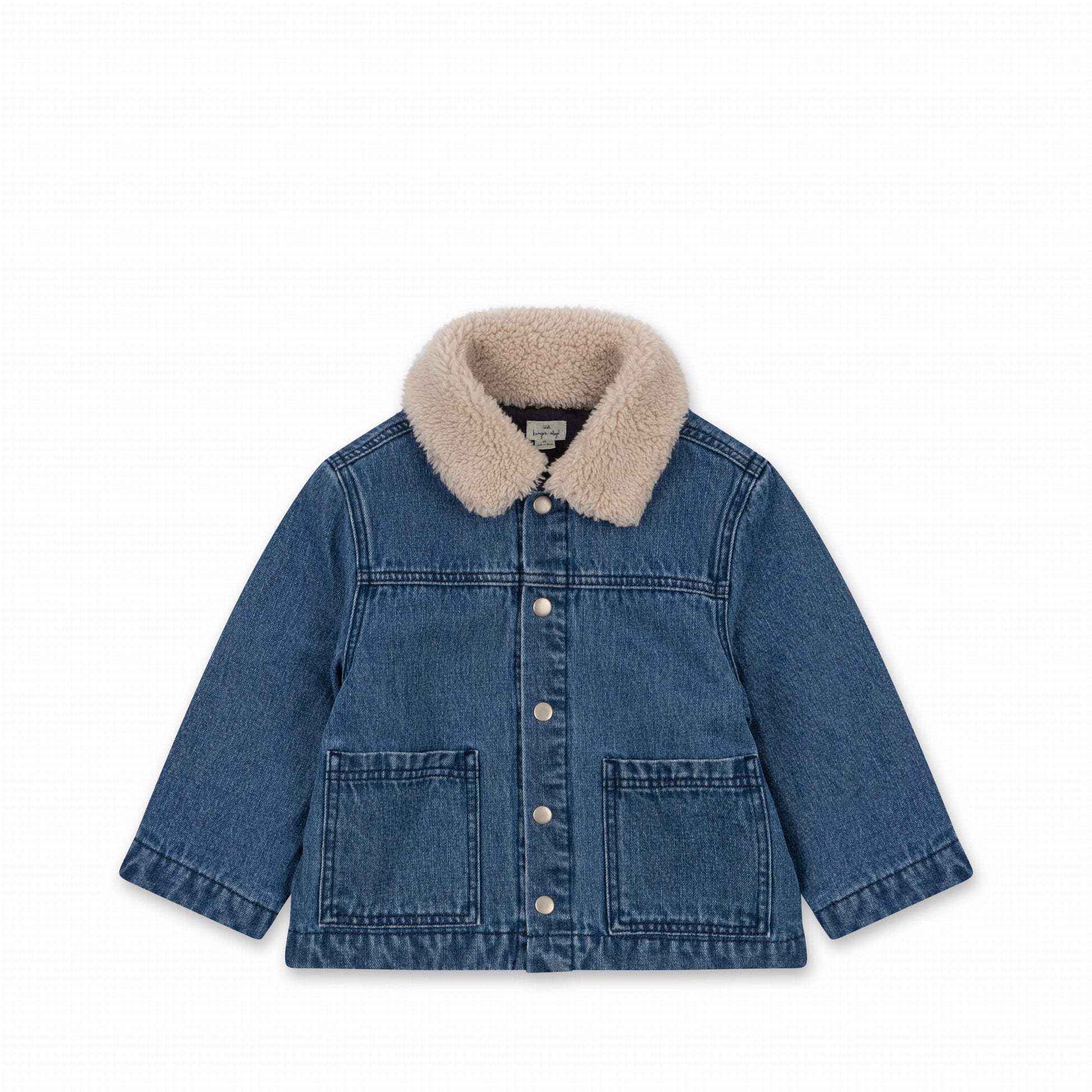 OUTLET Kurtka denim z futrzanym kołnierzem | rozm. 4y bébé concept BÉBÉ Concept 