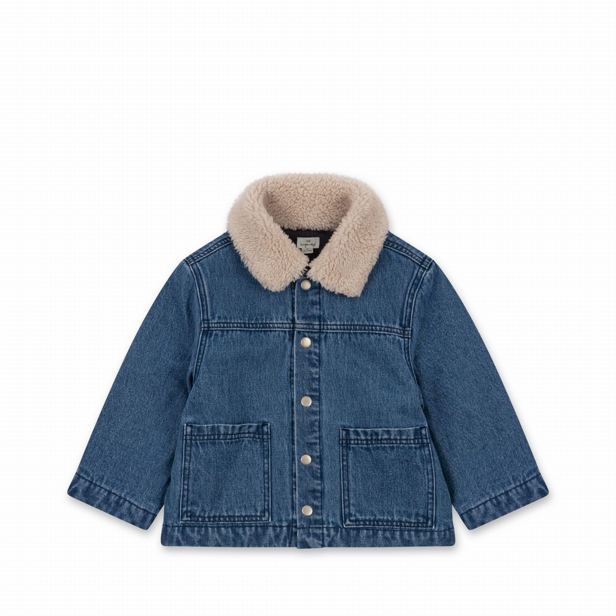 OUTLET Kurtka denim z futrzanym kołnierzem | rozm. 4y bébé concept BÉBÉ Concept 