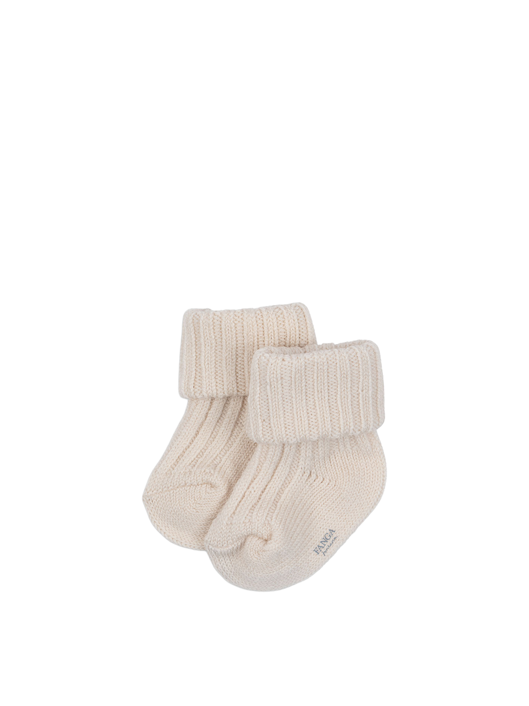 Fanga Lana heavy knitted socks OFF WHITE MELANGE