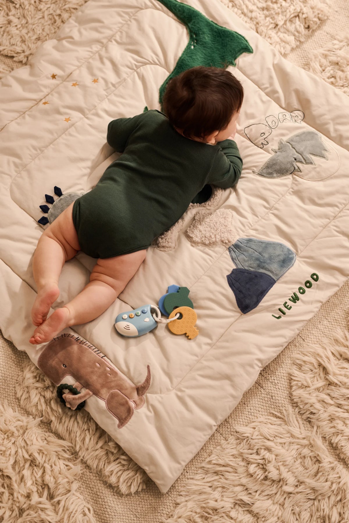 Mata sensoryczna Bernet Activity Blanket DINO ROAR / SANDY