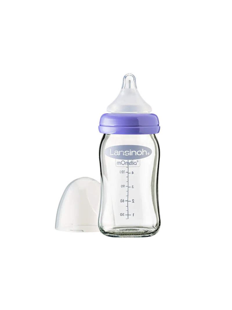 szklana butelka mOmma ze smoczkiem Natural Wave® Lansinoh BEBE Concept 