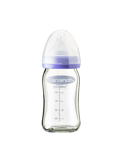szklana butelka mOmma ze smoczkiem Natural Wave® Lansinoh BEBE Concept 
