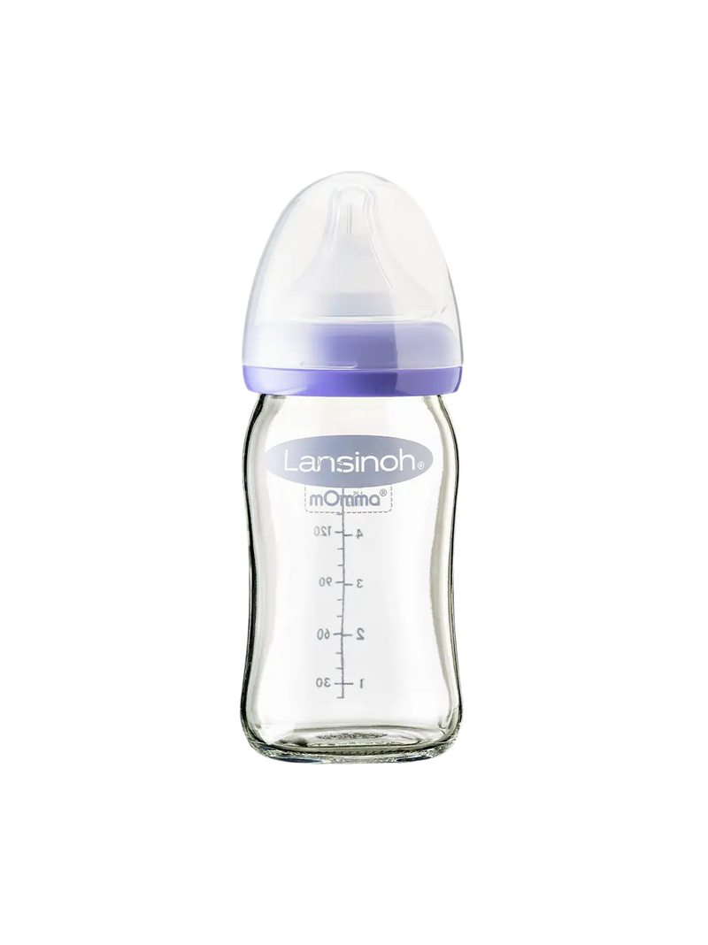 szklana butelka mOmma ze smoczkiem Natural Wave® Lansinoh BEBE Concept 