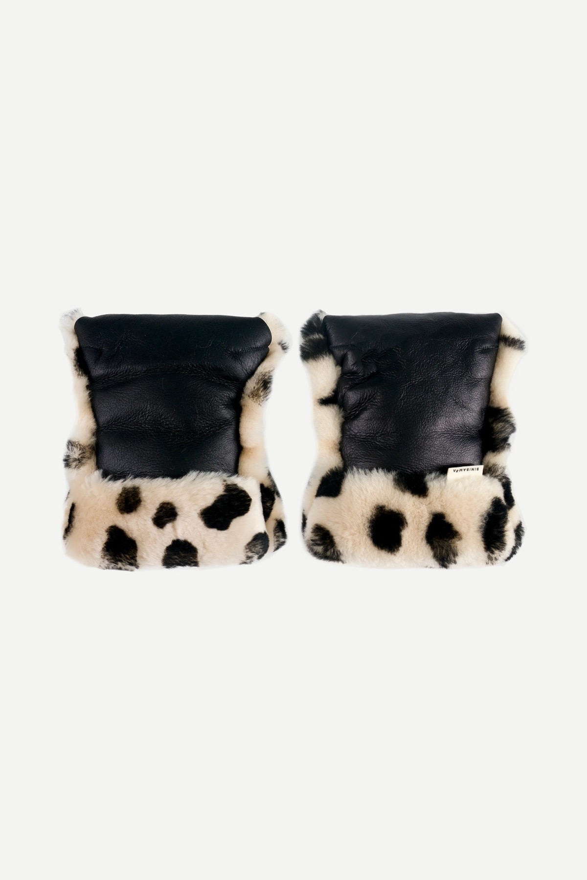 Prémiové potažené rukavice do kočárku z merino vlny MOON