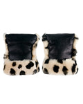 Luksusowe mufki do wózka z naturalną wełną merino LEOPARD