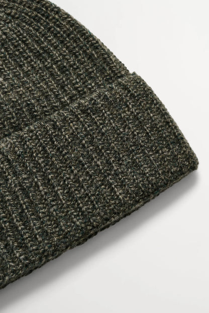 Leya beanie DEEP GREEN MÉLANGE