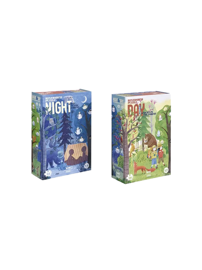 dwustronne puzzle Dzień i Noc Londji BEBE Concept 