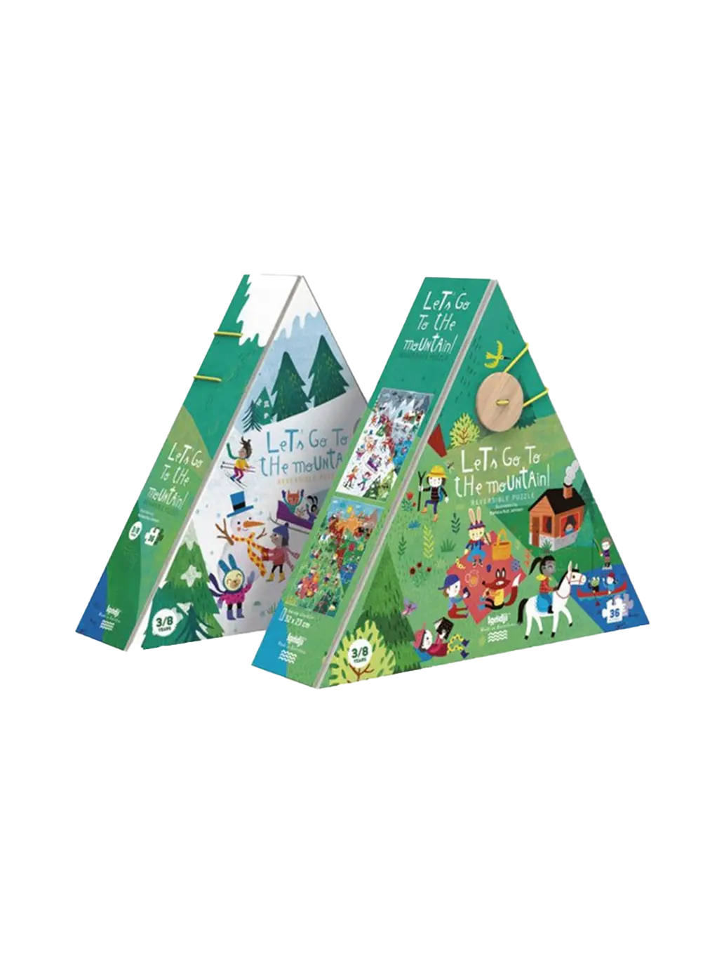 dwustronne puzzle Lato i Zima Londji BEBE Concept 