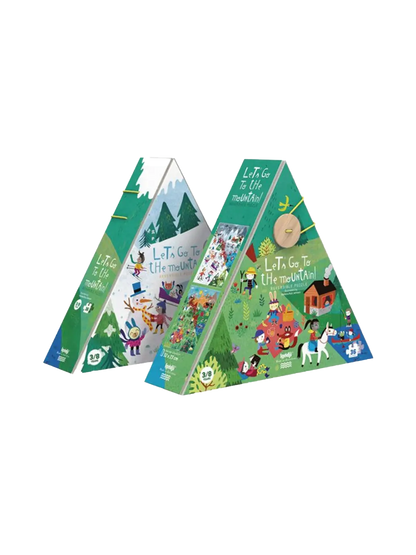 dwustronne puzzle Lato i Zima Londji BEBE Concept 