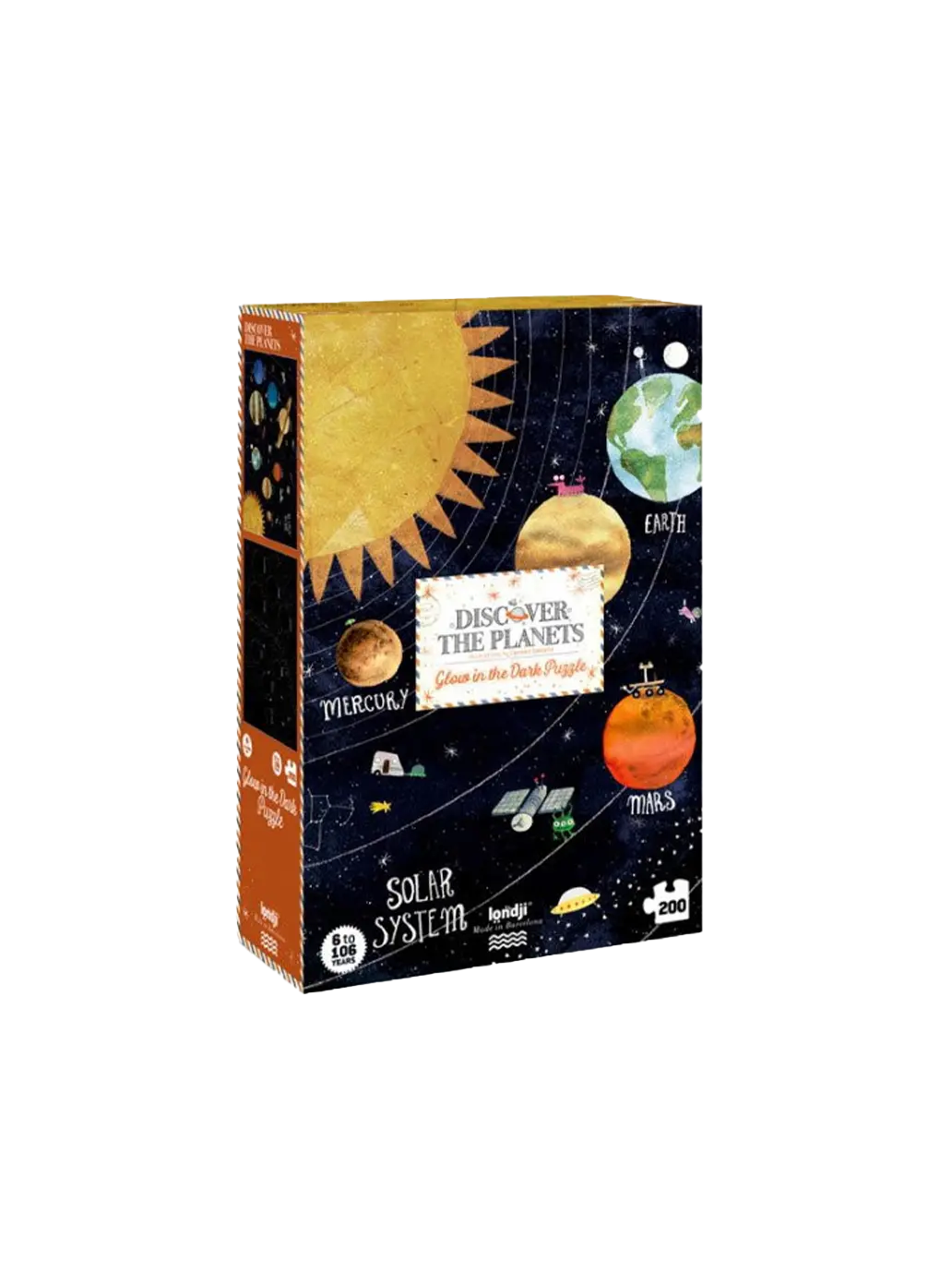 puzzle 200 elementów Odkryj Planety Londji BEBE Concept 