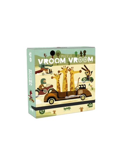 puzzle 50 elementów Vroom Vroom Londji BEBE Concept 
