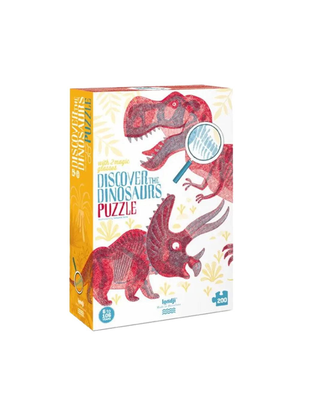 puzzle Odkryj Dinozaury Londji BEBE Concept 