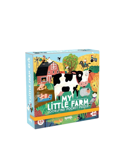 Puzzle kieszonkowe dla dzieci My Little Farm Londji BEBE Concept 