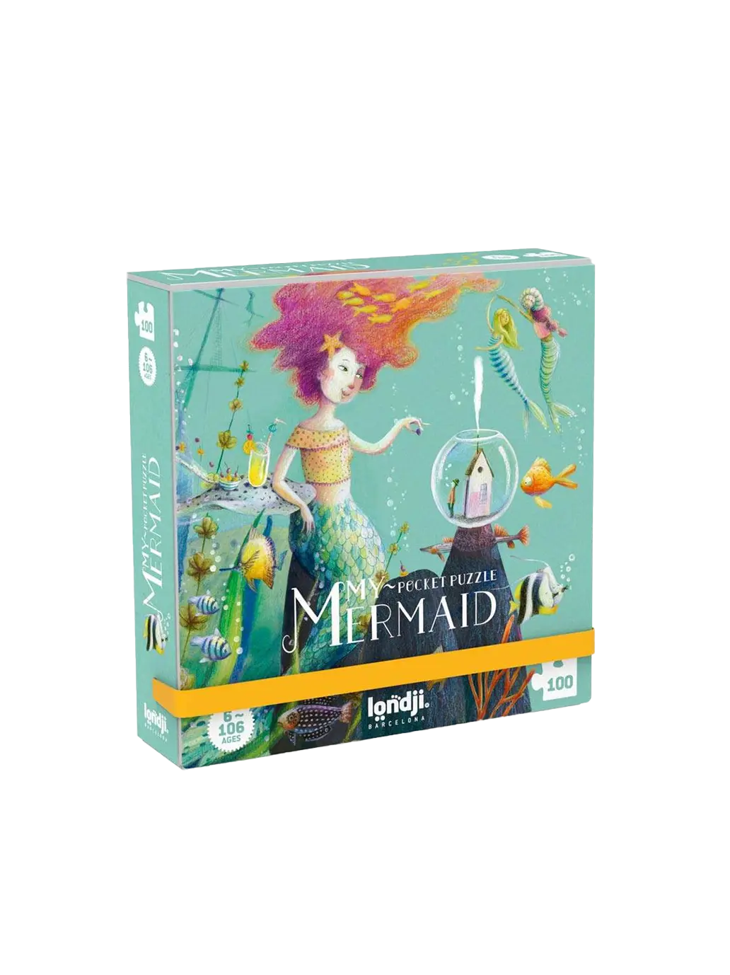 Puzzle kieszonkowe dla dzieci My Mermaid Londji BEBE Concept 