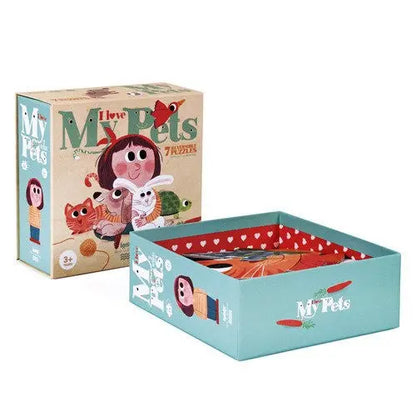 dwustronne puzzle dla najmłodszych Londji BEBE Concept 