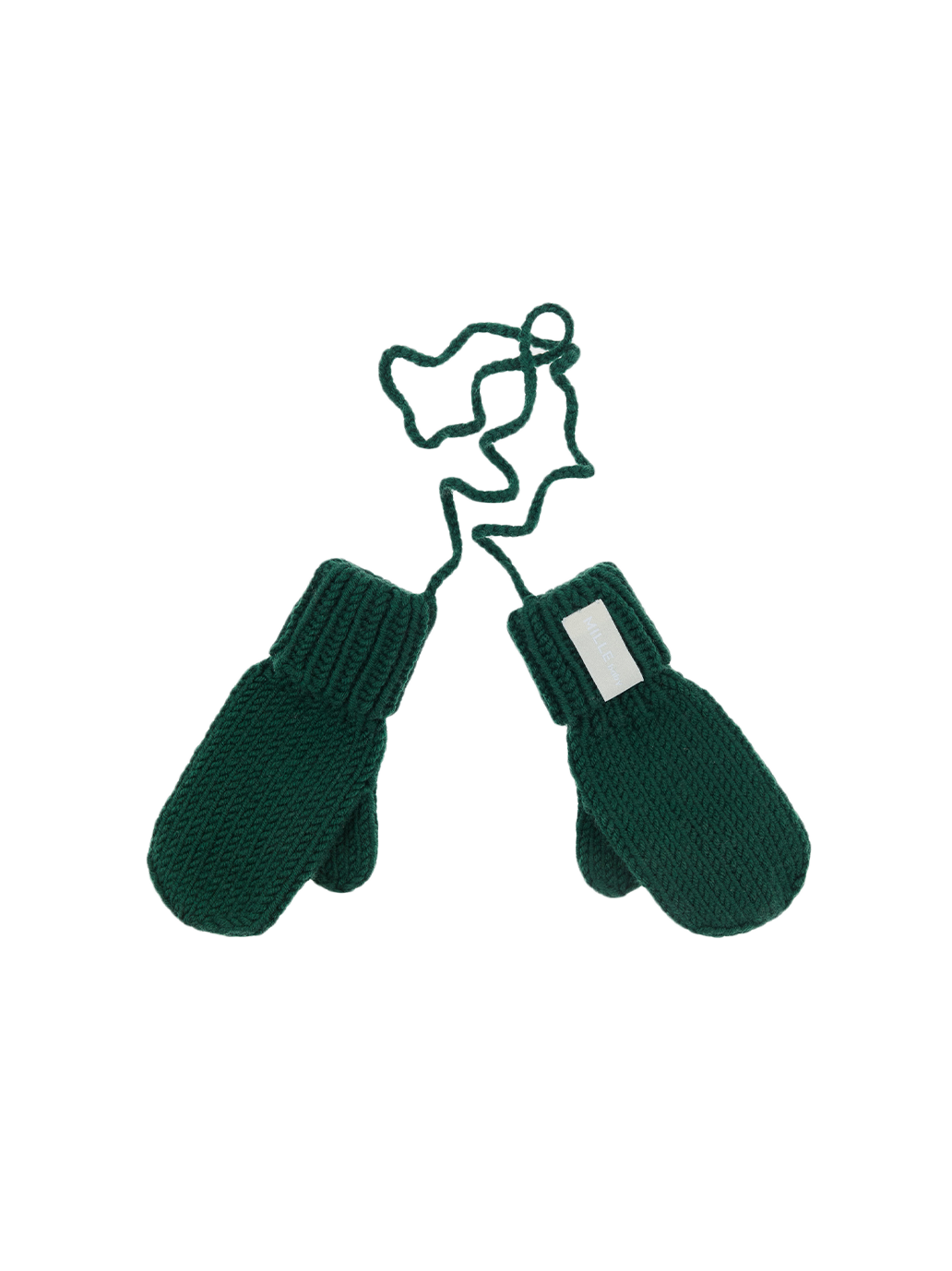 rękawiczki jednopalczaste z wełny merino GREEN