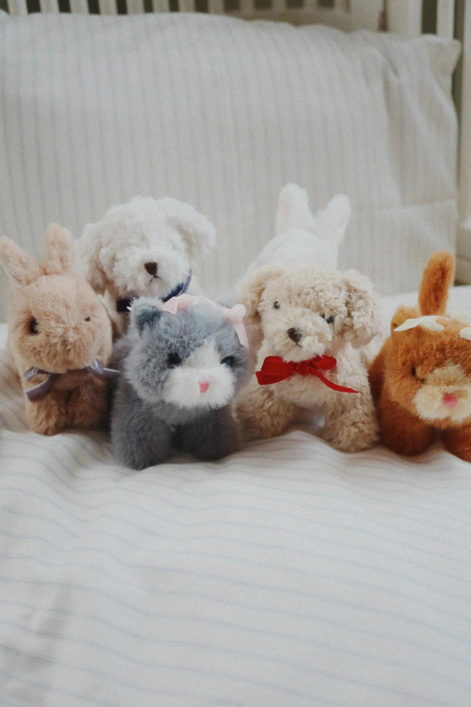 Mini przytulanka Biały Piesek Baby Animal Konges Slojd BEBE Concept 
