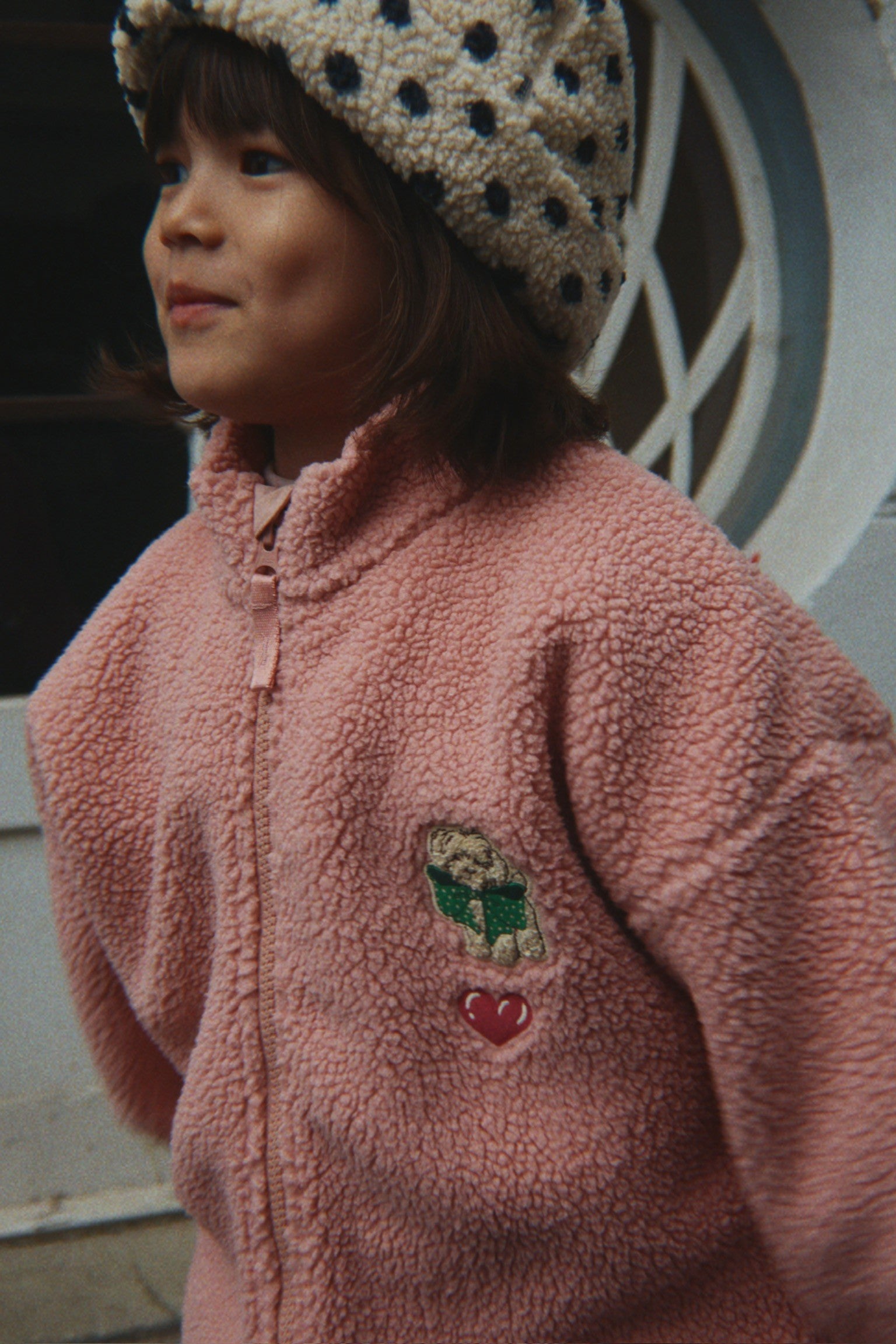Kurtka polarowa Jody Teddy Jacket MELLOW ROSE