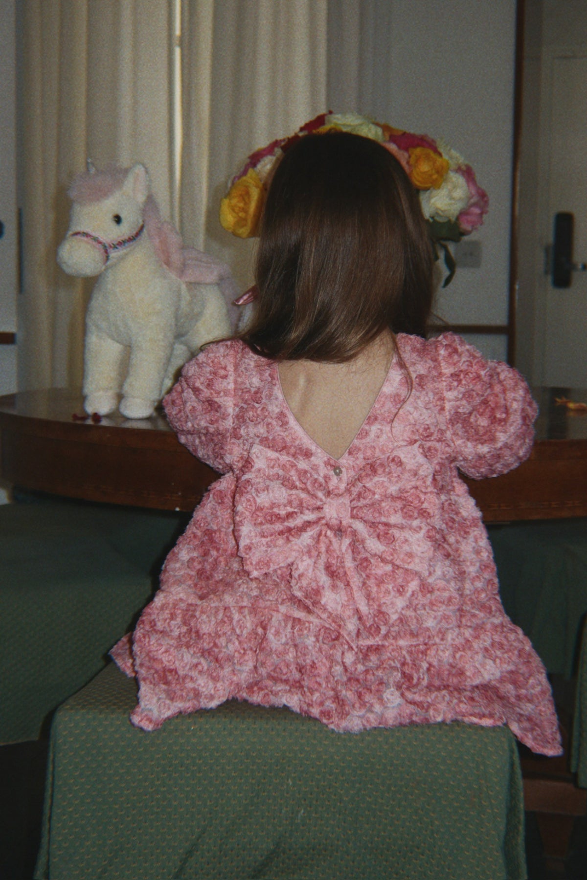 Robe à fleurs Ally VEILED ROSE