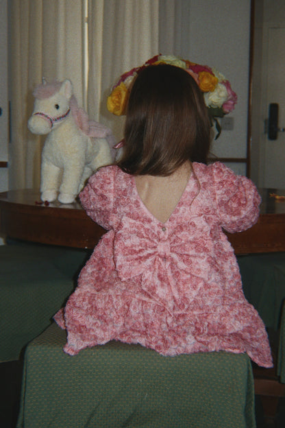 Robe à fleurs Ally VEILED ROSE