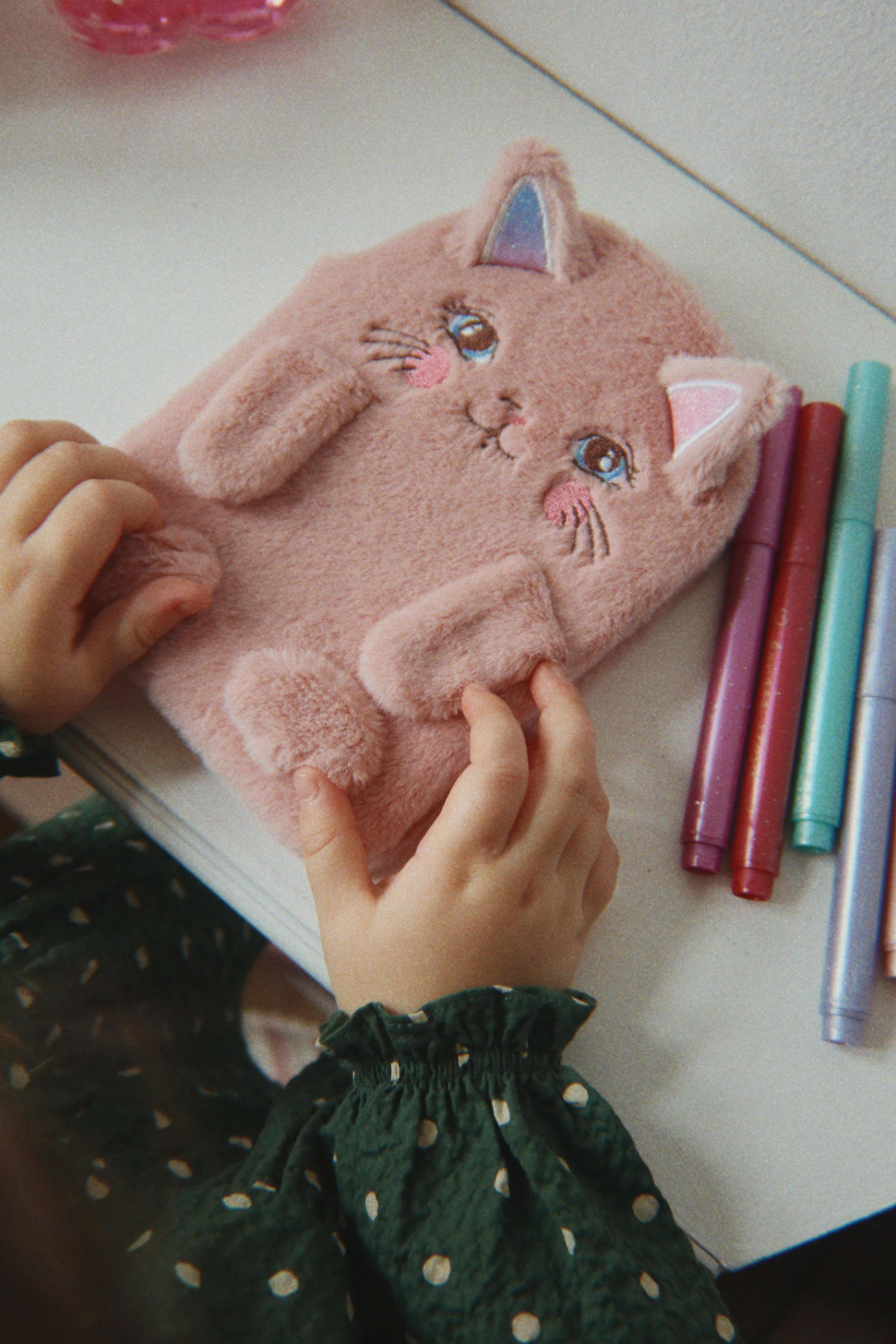 Puchaty notatnik Soft Notebook ROSA PINK