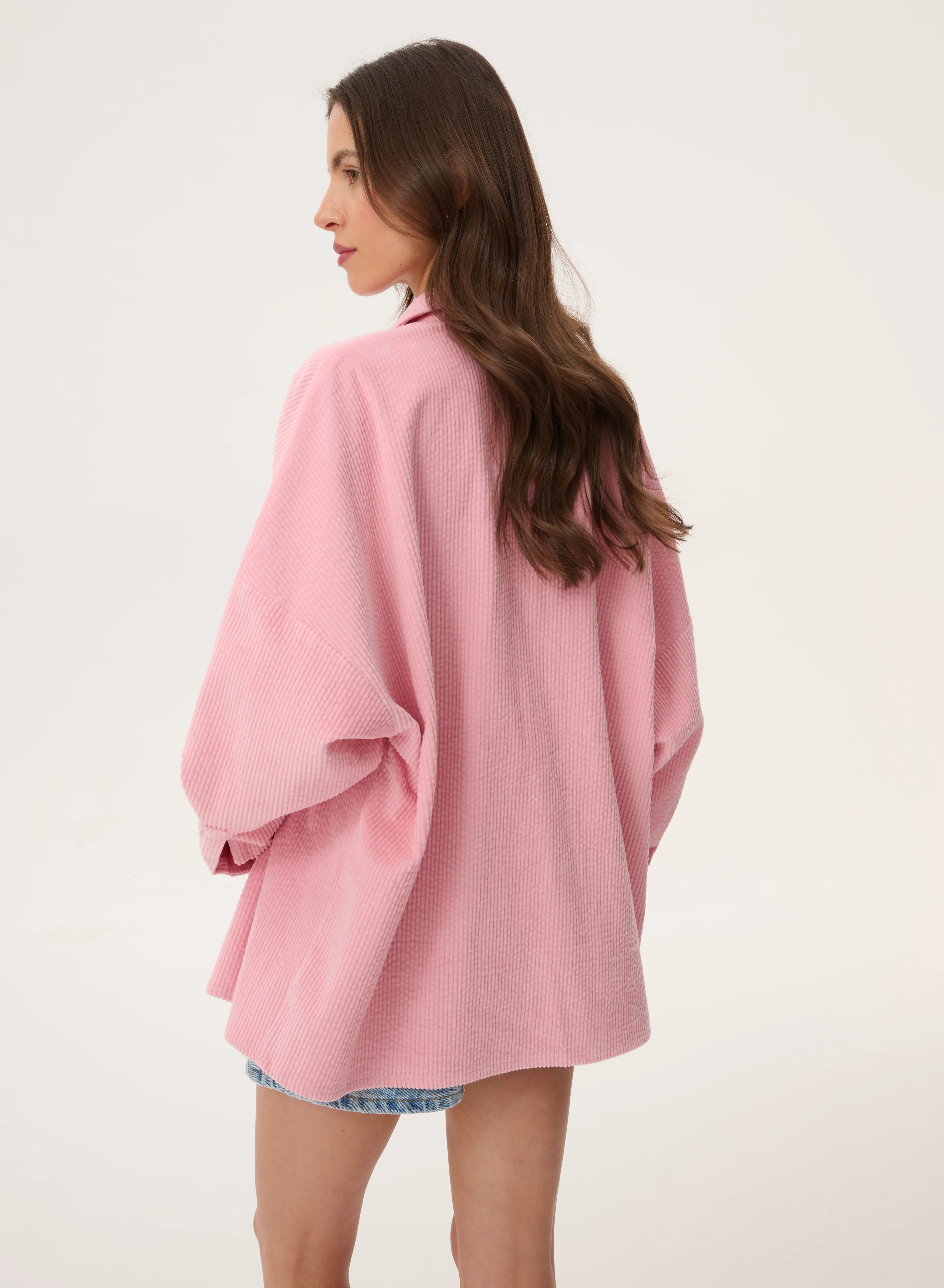Sztruksowa koszula Meryl PINK