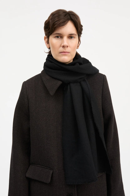 Wełniany szal Nadine Scarf BLACK