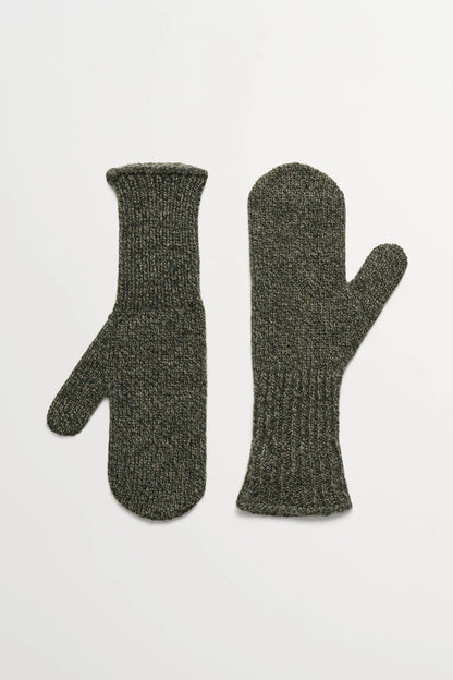 Olivia mittens DEEP GREEN MÉLANGE
