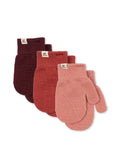 Zestaw rękawiczek z jednym palcem Filla Mittens ROSE MIX