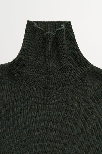 Silene Merino T-Neck DARK GREEN