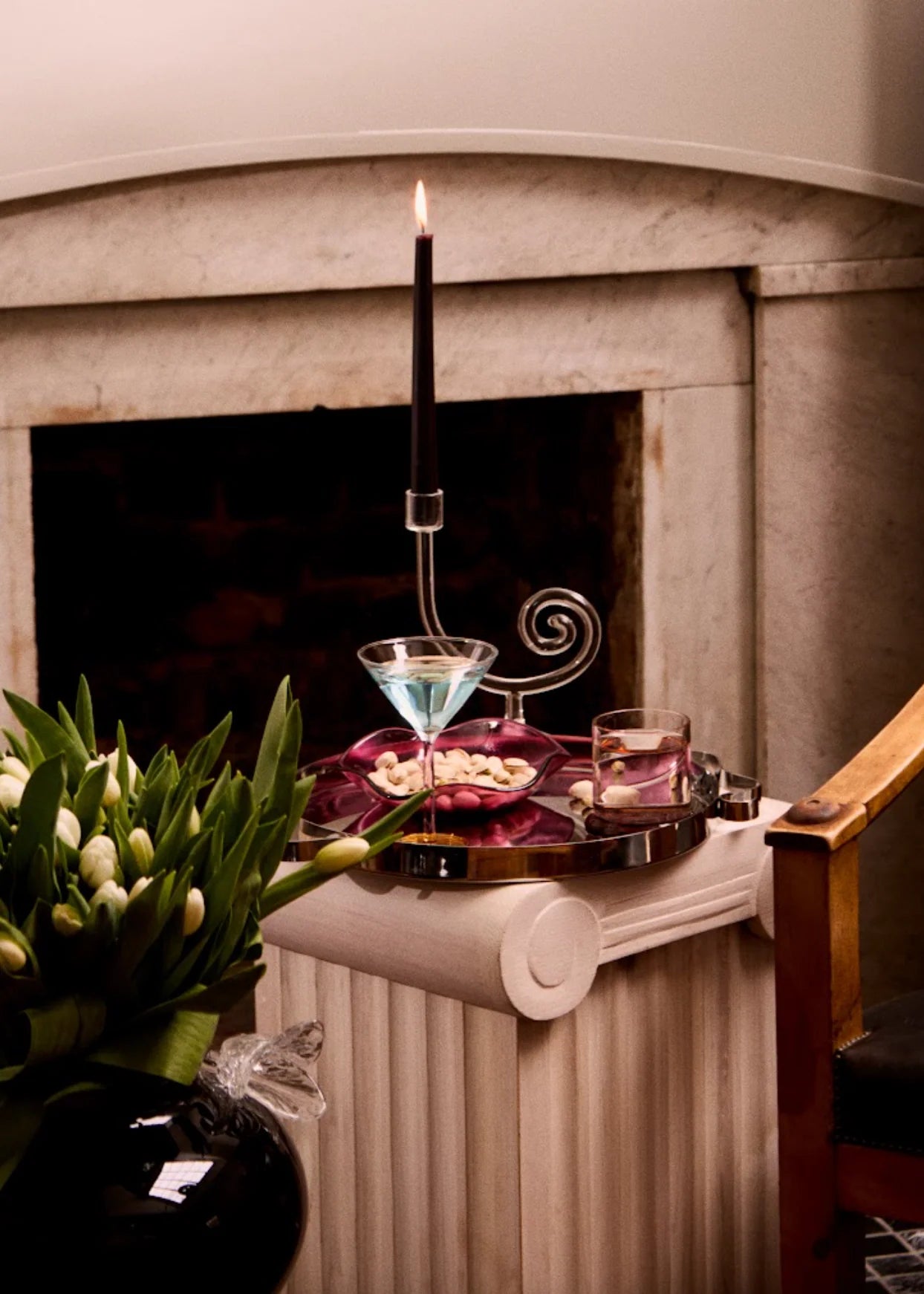 Spiral Candleholder SINGLE STEM