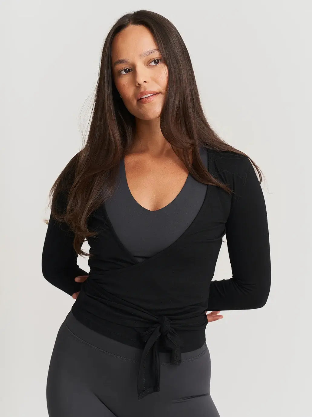 Soft Ballet Wrap Top Sisterly Tribe BEBE Concept 