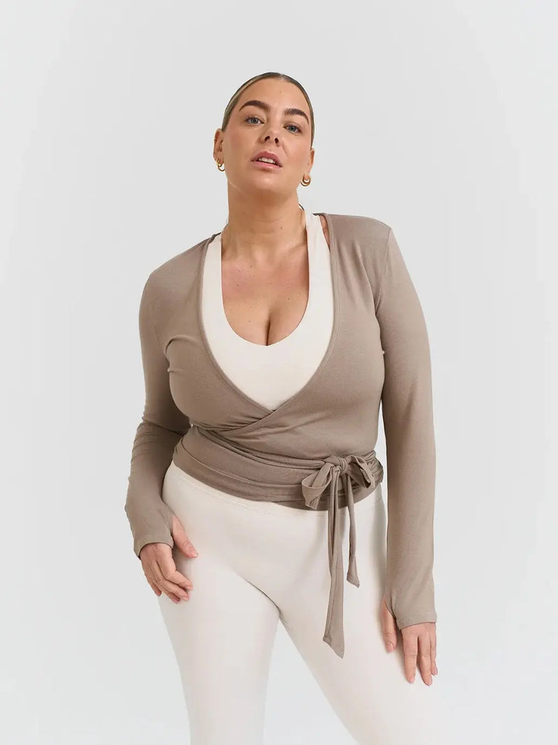 Soft Ballet Wrap Top Sisterly Tribe BEBE Concept 