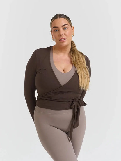 Soft Ballet Wrap Top Sisterly Tribe BEBE Concept 