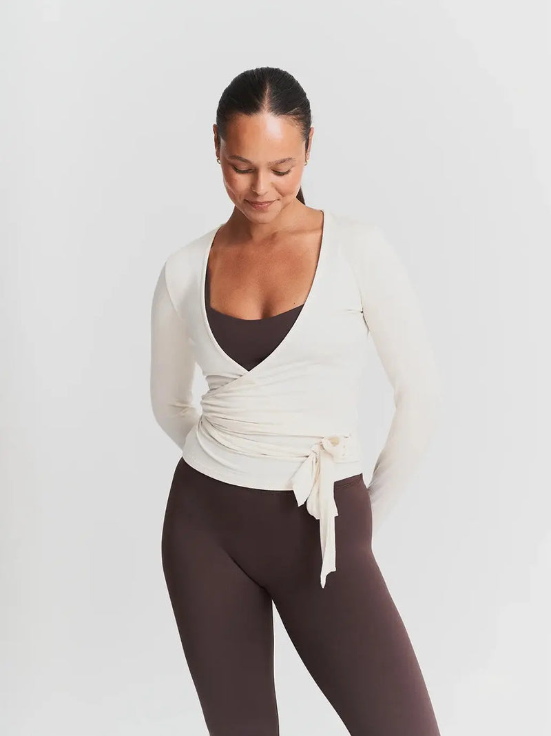 Soft Ballet Wrap Top Sisterly Tribe BEBE Concept 
