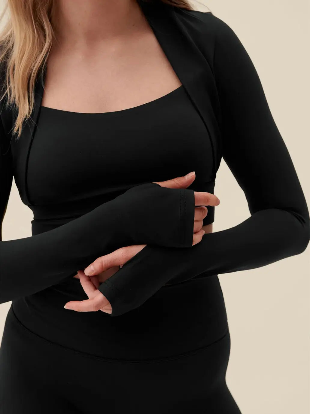 Softsculpt Bolero Long Sleeve Top Sisterly Tribe BEBE Concept 