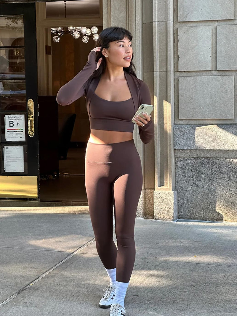 Softsculpt Bolero Long Sleeve Top