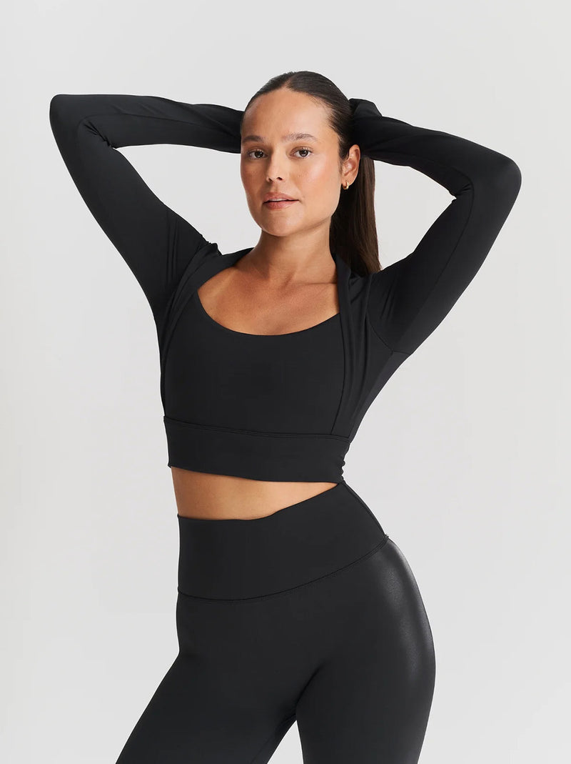 Softsculpt Bolero Long Sleeve Top