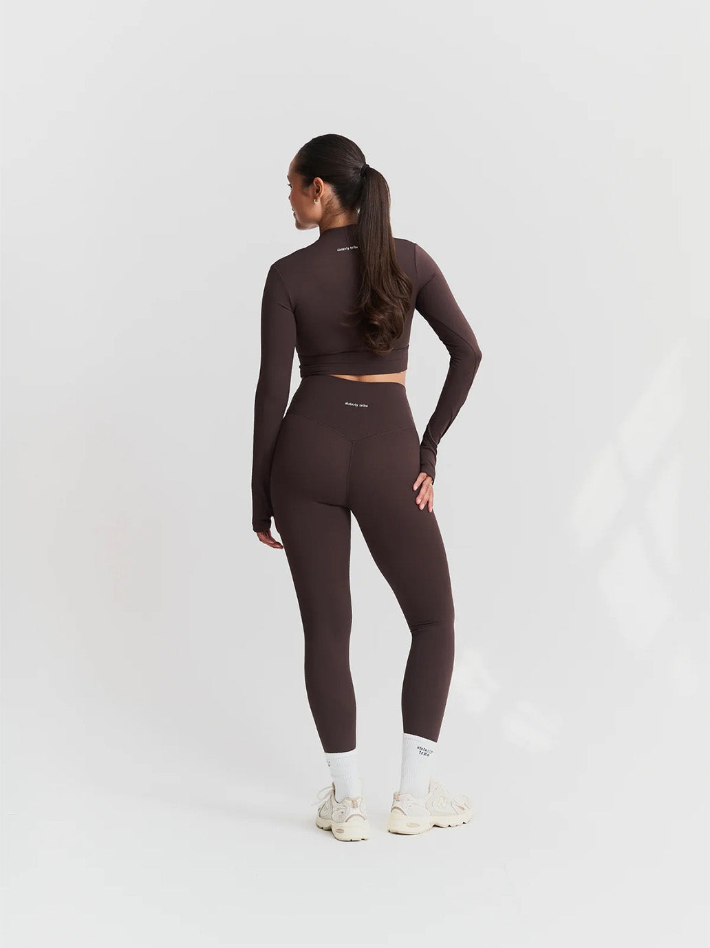 Softsculpt Bolero Long Sleeve Top ESPRESSO