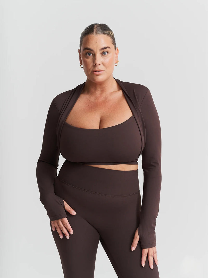 Softsculpt Bolero Long Sleeve Top