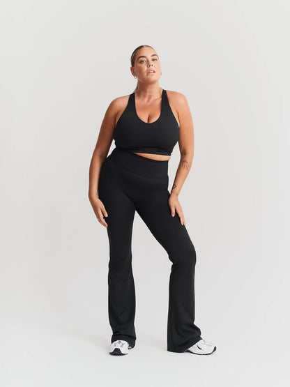 Softsculpt V-neck Cross Back Bra BLACK