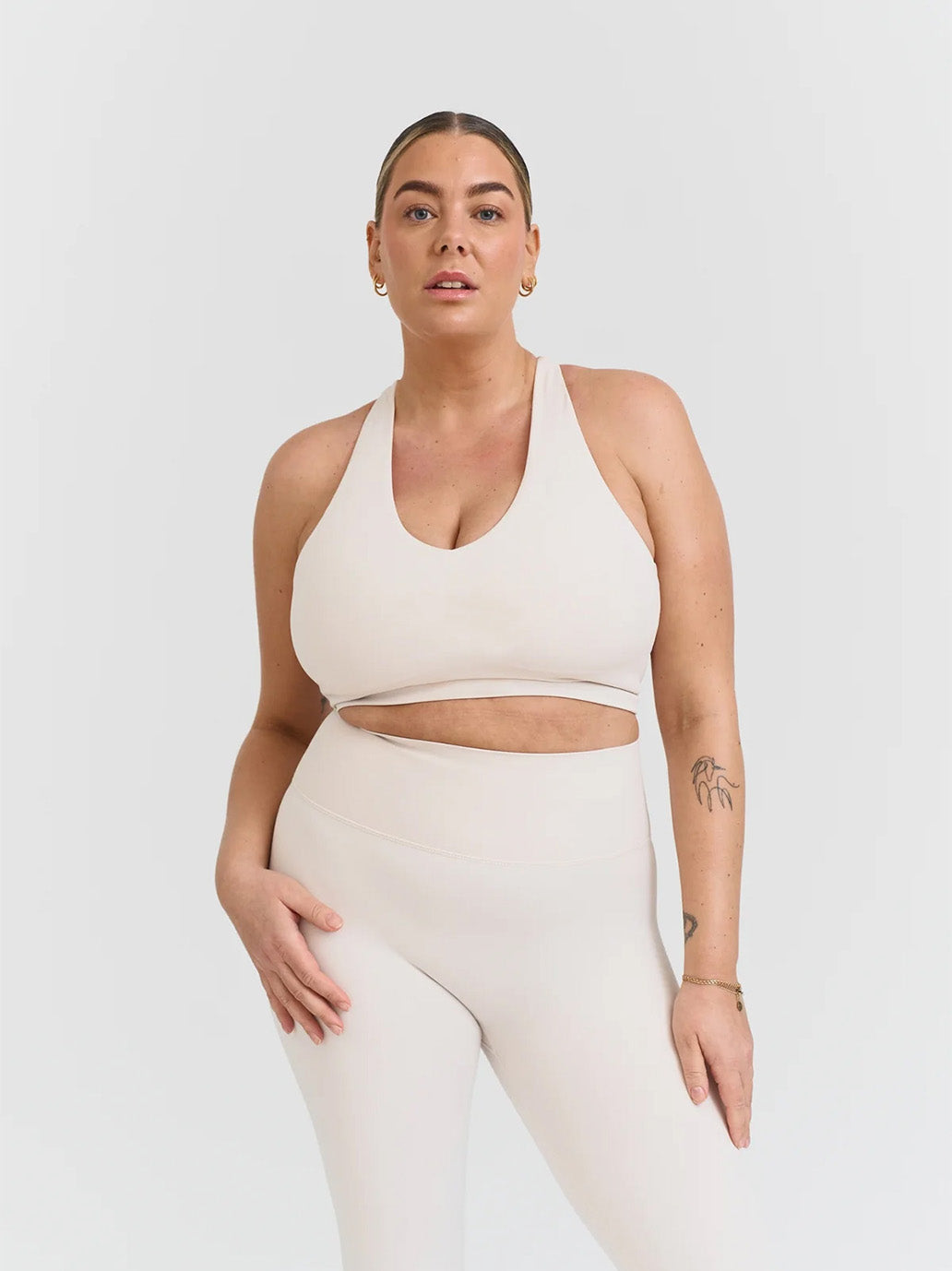 Softsculpt V-neck Cross Back Bra MARSHMALLOW