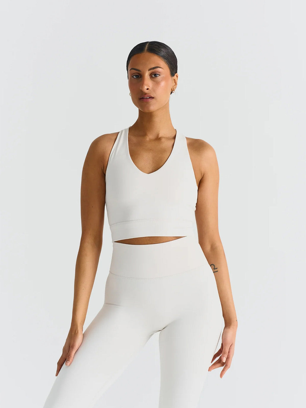 Softsculpt V-neck Cross Back Bra MARSHMALLOW