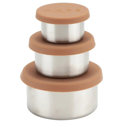 OUTLET stalowe trio pojemników na jedzenie bébé concept BÉBÉ Concept 